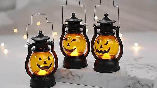 Halloween Pumpkin Skull Lantern